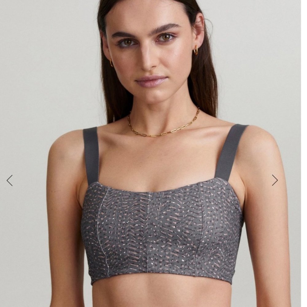 NWT! Varley Greenwood Bra | Umber Feather